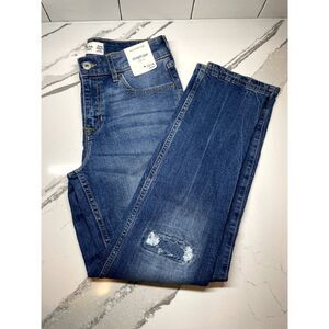 Abercrombie Children Boys Straight Distressed Jean 13/14 Regular High Rise Slim